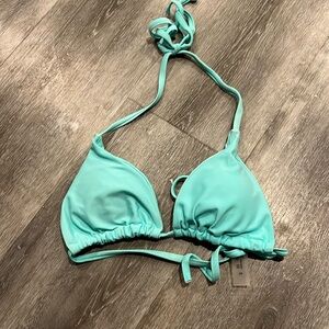 Small Teal Bikini Top